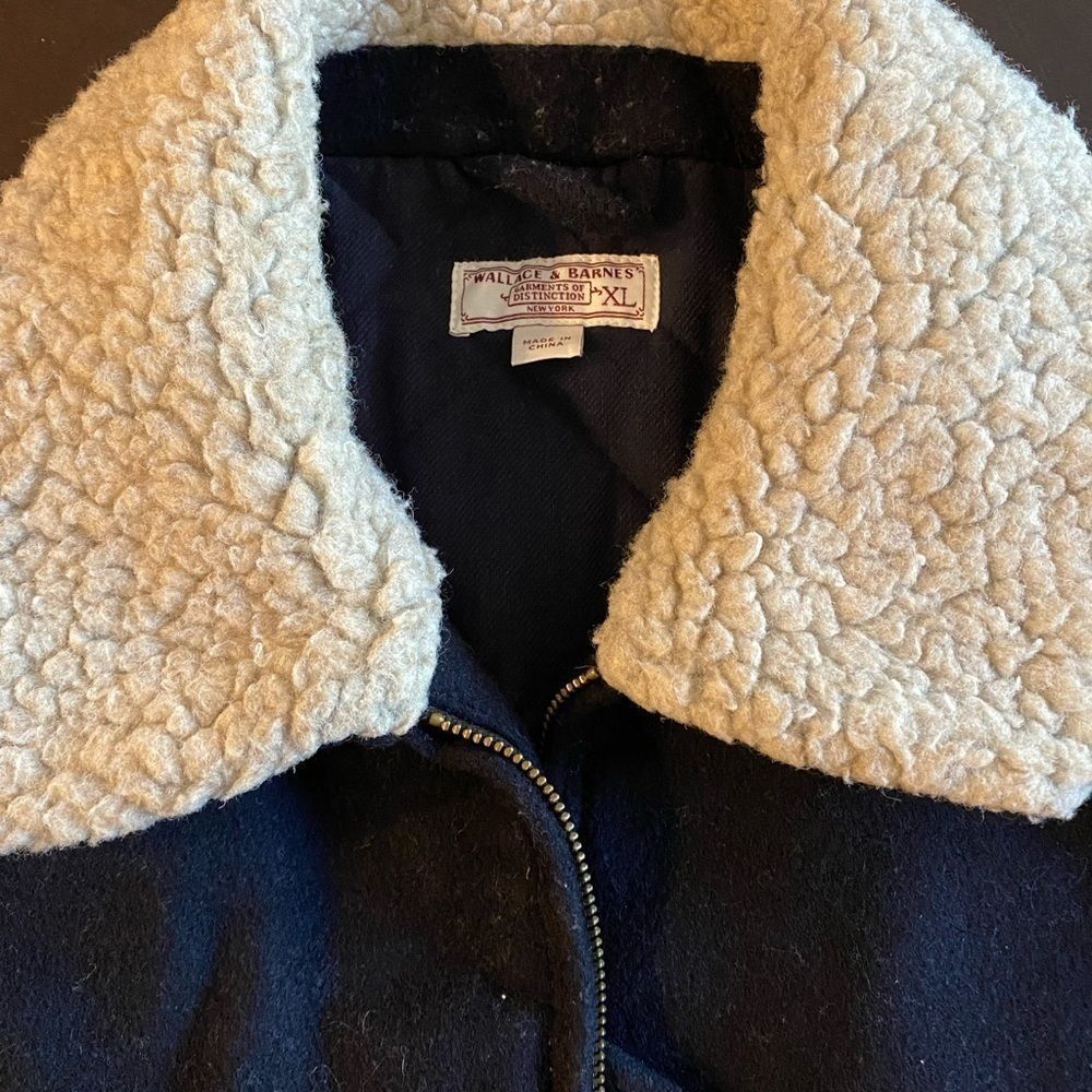 J Crew Wallace & Barnes Sherpa-Collar Contrast Wool Bomber Jacket S# C9558 View 5